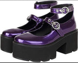 Vipkoala Heart Design Buckle Decor Platform Mary Janes Pumps Spring Dropship Platform Sweet Comfy Woman Shoes Pumps