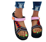 Vipkoala Women Summer New Sandals Female Buckle Leisure Durable Sandals Ladies Outdoor Casual Beach Shoes Plus Size 35-43 Sandalias Mujer