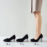 Vipkoala Woman Pumps New High Heels Stiletto Pump Single Shoes Female Office Shoes Ladies Black Pointed Toe Sexy Party Wedding Shoes