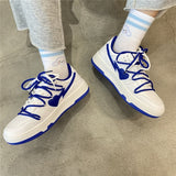 Vipkoala Original Women Blue Love Designer Classic Breathable Canvas Casual Sneakers Female Outdoor Walk Tennis Little White Shoes