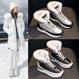 Vipkoala Female Winter Keep Warm Women Boots Keep Warm Waterproof Snow Boots Internal Increase Boots Thigh High winter boots women