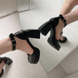 Vipkoala Women Mary Janes Lolita Shoes Thick Platform Shoes Sandals New High Heels Pumps Summer Party Ladies Shoes Mujer Zapatos