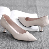 Vipkoala High Heel Shoes for Women Spring Black Pointed Toe Women's Slingbacks Shoes Sexy Dress Office Ladies Stilettos Female Pumps