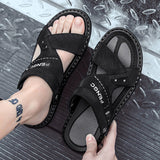 Vipkoala Men Sandals Driving Summer Beach New Fashion Non Slip Soft Slippers Casual Leisure Waterproof Outside Sandals Leather