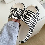 Vipkoala Women Men Summer Slippers Sandals Beach Slides Flip Flops Doodle Dinosaur Thick Soled Boys Girls Home Indoor Bathroom Shoes