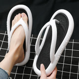 Vipkoala Men's Slippers  Flip Flops Beach Slippers Thick Bottom Summer Outdoor Shoes Slides Thong Slippers Women Sandals Soft Shoes