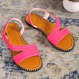 Vipkoala Summer Beach Shoes for Women New Retro Open Toe Flat Women's Sandals Fashion Light Ladies Casual Sandalias Plus Size 43