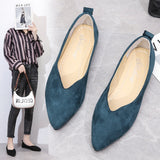 Vipkoala New Summer Fashion Flat Shoes Women's Flat Heel Non-slip Flat Shoes A Pedal Pointed Toe Casual Comfortable Size Temperament