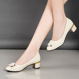 Vipkoala Ladies New Temperament Belt Heel Shoes Office Square Heel High Heels Fashion Sweet Plus Size High Heels Shoes for Women