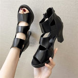 Vipkoala New Ladies Shoes Gladiator Sandals Women Big Size Sandals Ladies Party Wedding Shoes High Heel Women Pumps Shoes