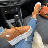 Vipkoala Fashion New Women Sneakers Shoes Lace-up Comfortable Casual Shoes Breathable Women Vulcanize Sneaker Shoes Zapatillas Mujer