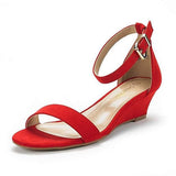 Vipkoala Summer Wedge Women Sandals Casual Elegant Trend High Heel Fashion Comfort Red Free Shipping New Size 43 Platform