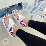 Vipkoala Women Sandals New Heels Woman Platform Wedges Shoes Ladies Summer Sandals Buckle Non-slip Beach Sandals Plus Size 35~43