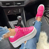 Vipkoala Fashion New Women Sneakers Shoes Lace-up Comfortable Casual Shoes Breathable Women Vulcanize Sneaker Shoes Zapatillas Mujer