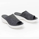 Vipkoala Women Casual Beach Slippers Orthopedic Stretch Orthotic Sandals Female Open Toe Breathable Slides Stretch Cross Shoes Outdoor