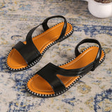 Vipkoala Summer Beach Shoes for Women New Retro Open Toe Flat Women's Sandals Fashion Light Ladies Casual Sandalias Plus Size 43