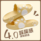 Vipkoala Summer Women Men's Slippers Thick Platform Beach Slide Sandals Non-slip Flip Flops Cartoon Clouds High Heels Ladies Shoes