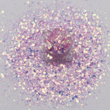 10g/Bag New Arirval Mixed Hexagon Glitter Iridescent Flakes Slice Sparkly Chunky Manicure Nail Art Decoration Accessories