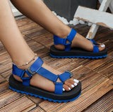 Vipkoala Women Summer New Sandals Female Buckle Leisure Durable Sandals Ladies Outdoor Casual Beach Shoes Plus Size 35-43 Sandalias Mujer