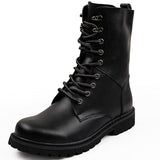 Vipkoala Military Boots Men Winter Shoes Warm Men Leather Boots Footwear Cowboy Tactical Boots Men Casual Shoes Size 38-48