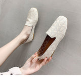 Vipkoala Summer Women's Shoes Soft Casual Female Ballet Flat Sweet Hollow Out  Suede Loafers Slip on Moccasins Breathable Ladies Footwear