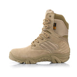 Vipkoala Military Tactical Mens Boots Special Force Leather Waterproof Desert Combat Ankle Boot Army Work Shoes Plus Size 39-47