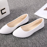 Vipkoala Plus Size 35-43 Women Flats Slip on Flat Shoes Candy Color Woman Boat Shoes Black Loafers Faux Suede Ladies Ballet Flats539