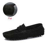 VipKoala Size 49 Men Casual Shoes Fashion Men Shoes Genuine Leather Men Loafers Moccasins Slip On Men's Flats Male Driving Shoes