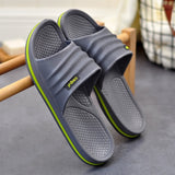 Men's Slippers EVA Non-slip Bathroom Slippers Soft comfortable Home Summer Unisex Slippers Indoor House slippers for Man