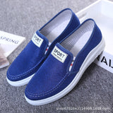 Tendon Sole Canvas Shoes Old Beijing Cloth Shoes Denim Student Shoes Low Cut Casual Men's Shoes