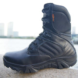 Vipkoala Men Boots Work Safty Shoes Men Desert Tactical Military Boots Autumn Winter Special Force Army Ankle Boots Men