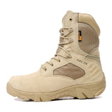 Vipkoala Men Boots Work Safty Shoes Men Desert Tactical Military Boots Autumn Winter Special Force Army Ankle Boots Men