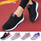 Sneakers Woman Shoes Flats Casual Ladies Shoes Women Lace-Up Mesh Light Breathable Female zapatillas mujer chaussure