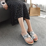 Vipkoala Women Sandals Cozy Plain Shoes Flat Platform Ladies Casual Big Toe Correction Sandals Orthopedic Bunion Corrector Flip Flop