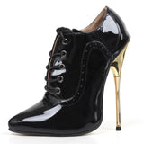 Vipkoala 5.5" Spike Stiletto Heel With Pointed Toe Oxford Inspired Pump Styling Custom More Color