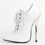 Vipkoala 5.5" Spike Stiletto Heel With Pointed Toe Oxford Inspired Pump Styling Custom More Color