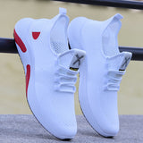 Men's Shoes Summer Breathable Mesh Sneakers Men Running Casual Sports Shoes Hollow White Shoes New Tenis Masculino