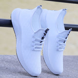 Men's Shoes Summer Breathable Mesh Sneakers Men Running Casual Sports Shoes Hollow White Shoes New Tenis Masculino