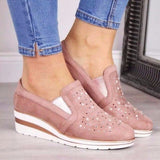 Green women shoes fashion breathable platform wedge shoes sneakers women plus size casual shoes woman zapatos de mujer