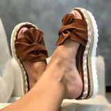 Slippers Women Sandals Platform Sandals Shoes Women Bow Summer Sandals Slipper Indoor Outdoor Flip-flops Beach Shoes Female