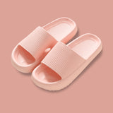 Women Thick Platform Slippers Summer Beach Eva Soft Sole Slide Sandals Leisure Men Ladies Indoor Bathroom Anti-slip Shoes