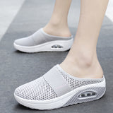 Vipkoala Women Sandals Fashion Wedges Platform Shoes Female Slides Slippers Breathable Mesh Lightweight Ladies Footwear