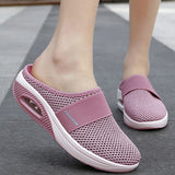 Vipkoala Women Sandals Fashion Wedges Platform Shoes Female Slides Slippers Breathable Mesh Lightweight Ladies Footwear