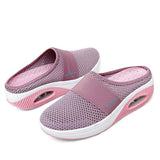 Vipkoala Women Sandals Fashion Wedges Platform Shoes Female Slides Slippers Breathable Mesh Lightweight Ladies Footwear