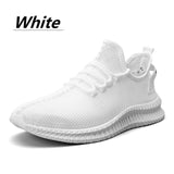 Fashion Sneakers Lightweight Men Casual Shoes Breathable Male Footwear Lace Up Walking Shoe Sport Running Sneaker Plus Size