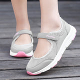 Vipkoala Women Sneakers Fashion Breathable Mesh Casual Flats Shoes Women Work Shoes Comfortable for Work Loafers Zapatos Para Mujer