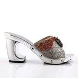 Vipkoala New Arrival Fashionable Italian Shoes and Bag Sets Silver Color Women's Wedding Special Appliques for African lady Sandals