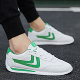 Vipkoala White Leather Sneakers Boys Sport Vulcanized Shoes Men Comforthable Spring Sneakers Mens Casual Shoes Fashion School Tennis