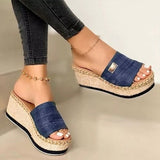 Vipkoala Platform Wedges Slippers Women Sandals New Female Shoes Fashion Heeled Shoes Casual Summer Slides Slippers Women