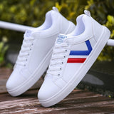 White Vulcanized Sneakers Boys Cheap Flat Comfortable Shoes Men Autumn Spring Fashion Sneakers Men Vulcanize Shoes